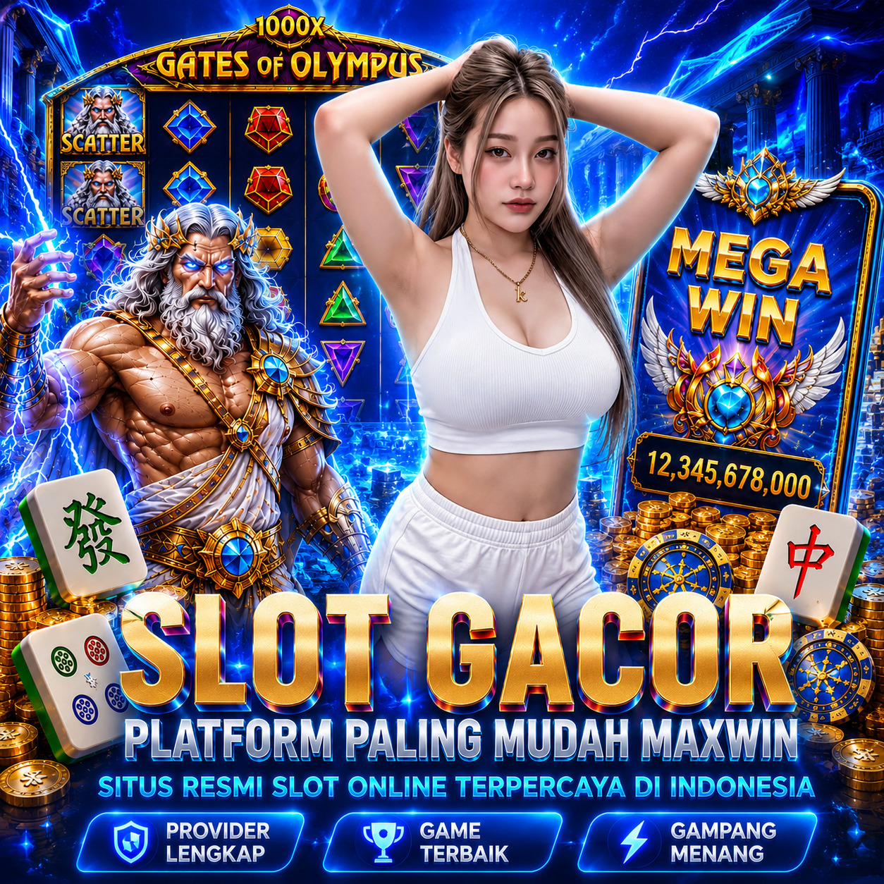TwinPoker: Lembah Poker Panther Moon Siluet Macan Malam Berhadiah Emas